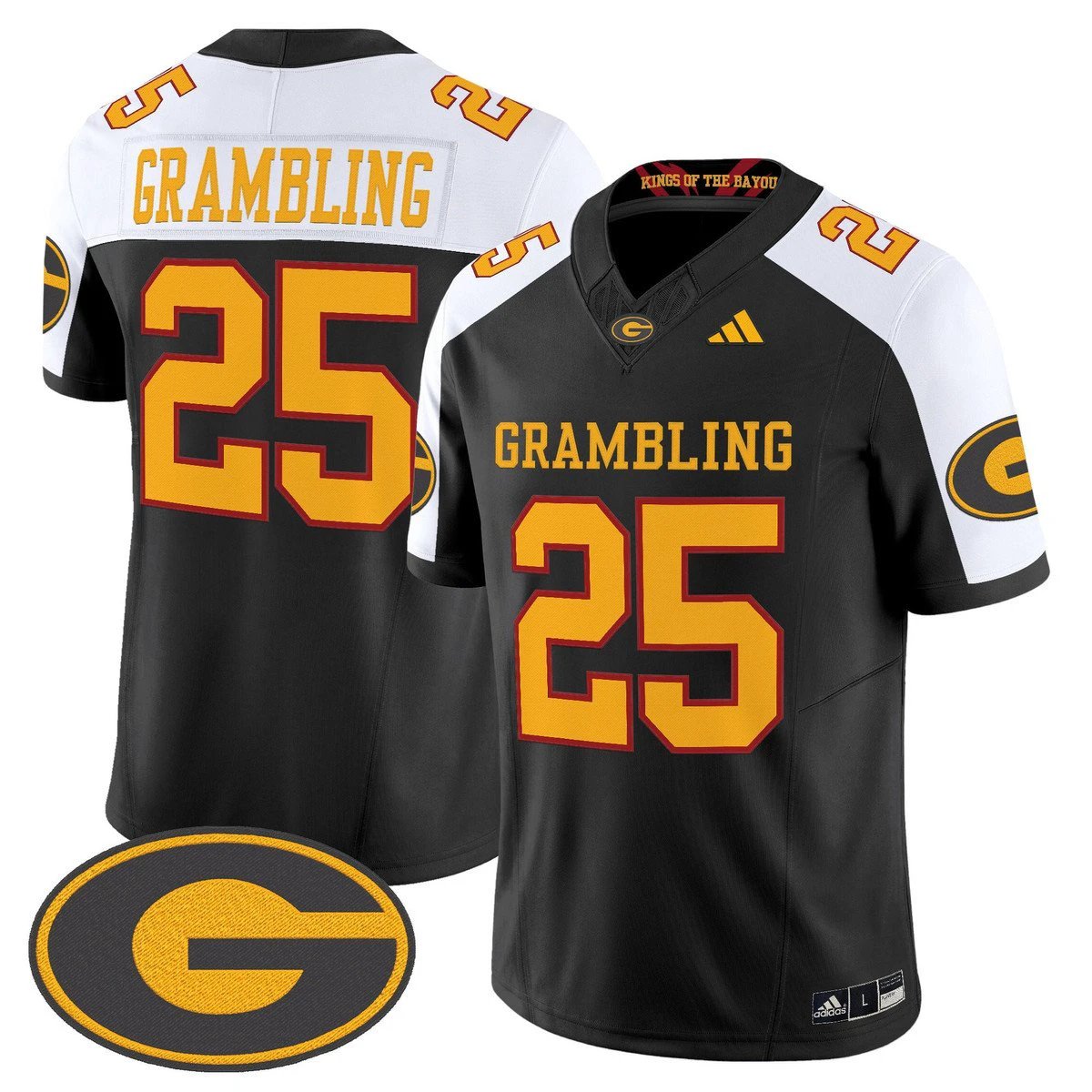 Grambling Jersey #25 Grambling Tigers 2025 Vapor Limited Stitched by My Store NCAA Football Jerseys