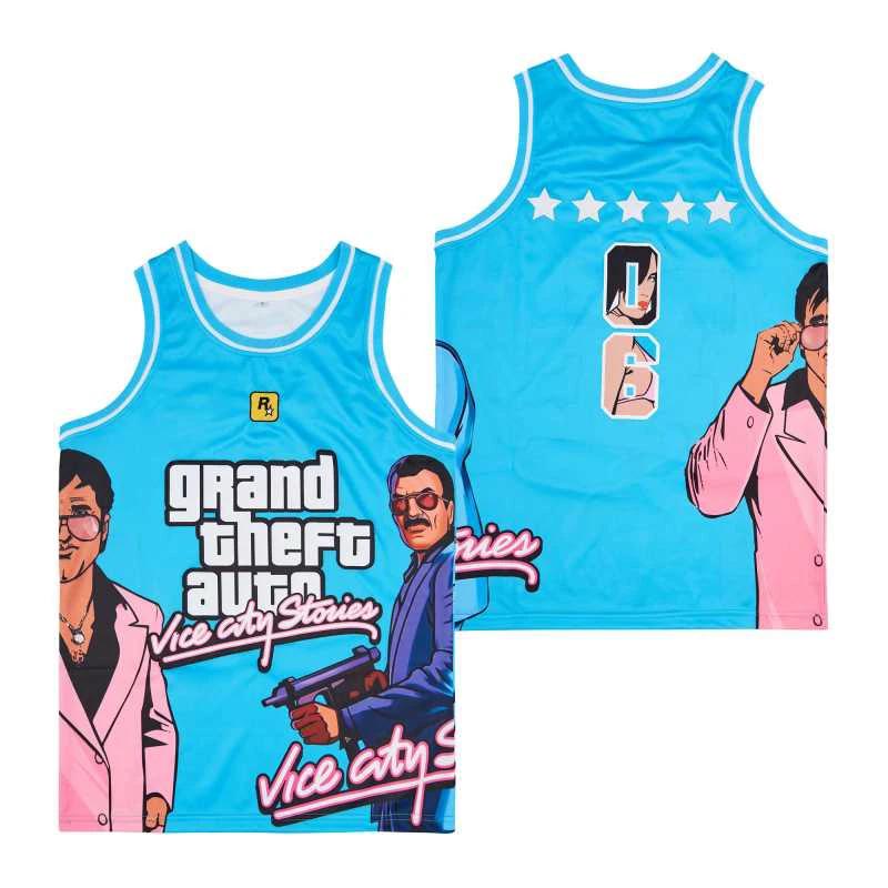 Grand The Ftauto Vice City Movie Basketball Jersey by My store basketball