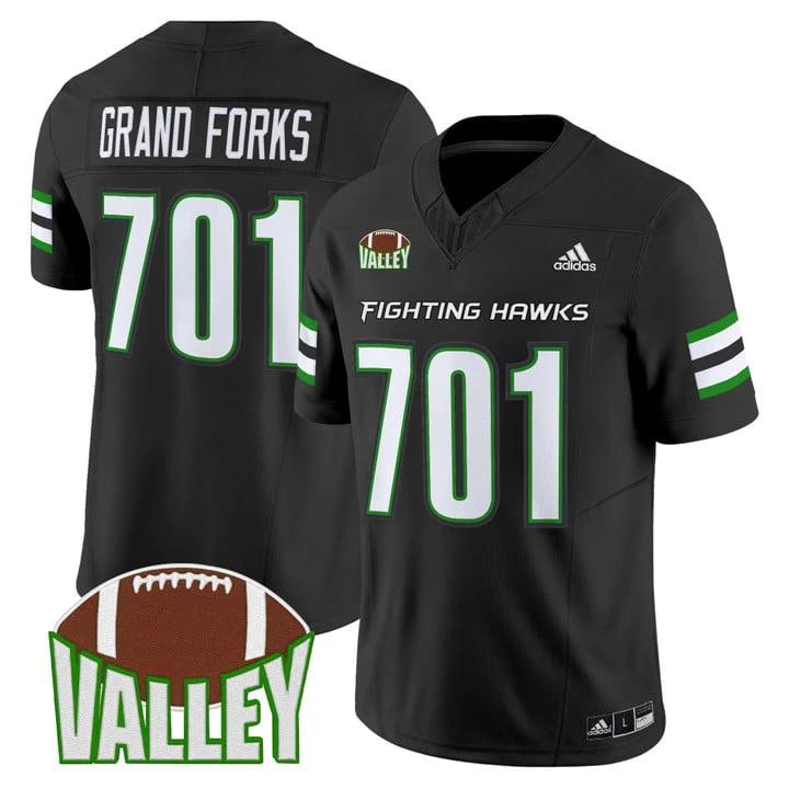 Grand Forks Jersey #701 North Dakota Fighting Hawks 2025 Stitched by My Store NCAA Football Jerseys