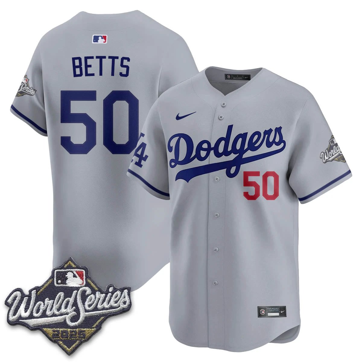 Los Angeles Dodgers 2025 World Series Jersey - All Stitched by Los Angeles Dodgers
