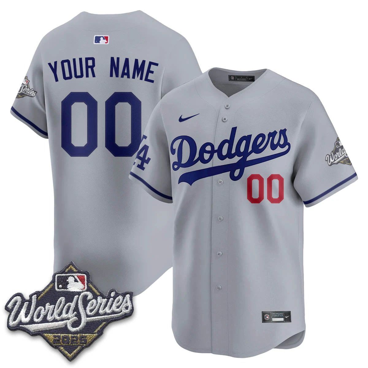 Los Angeles Dodgers 2025 World Series Jersey - All Stitched by Los Angeles Dodgers