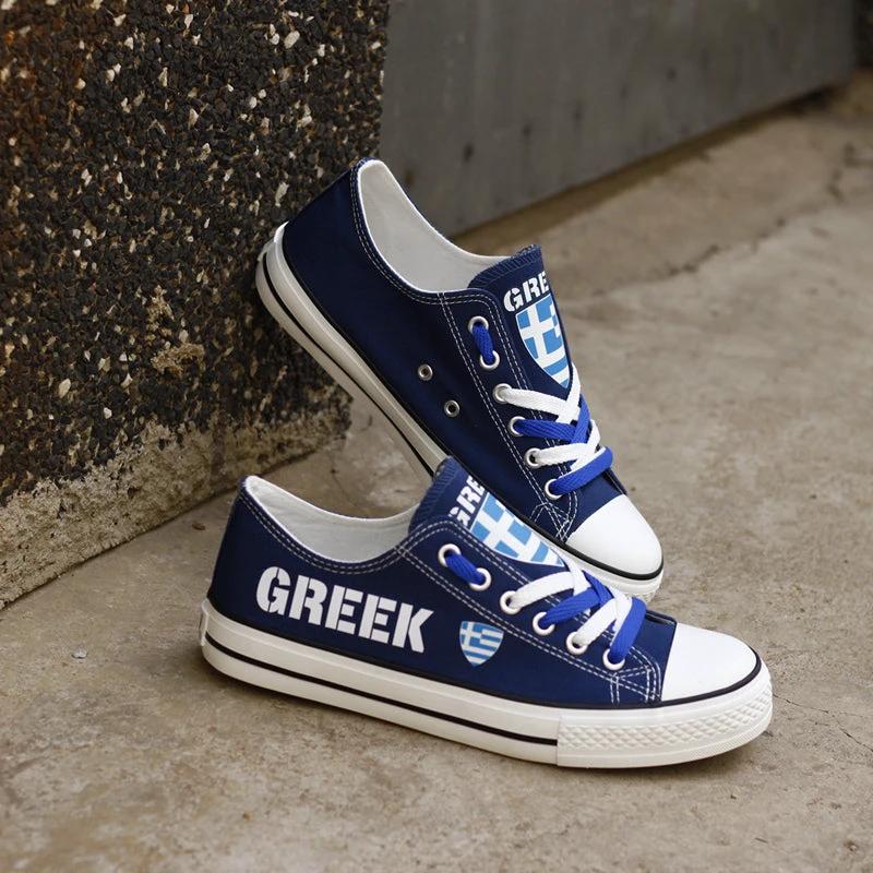 Greek Canvas Sneakers Shoes For Men Women Fans by Crocs