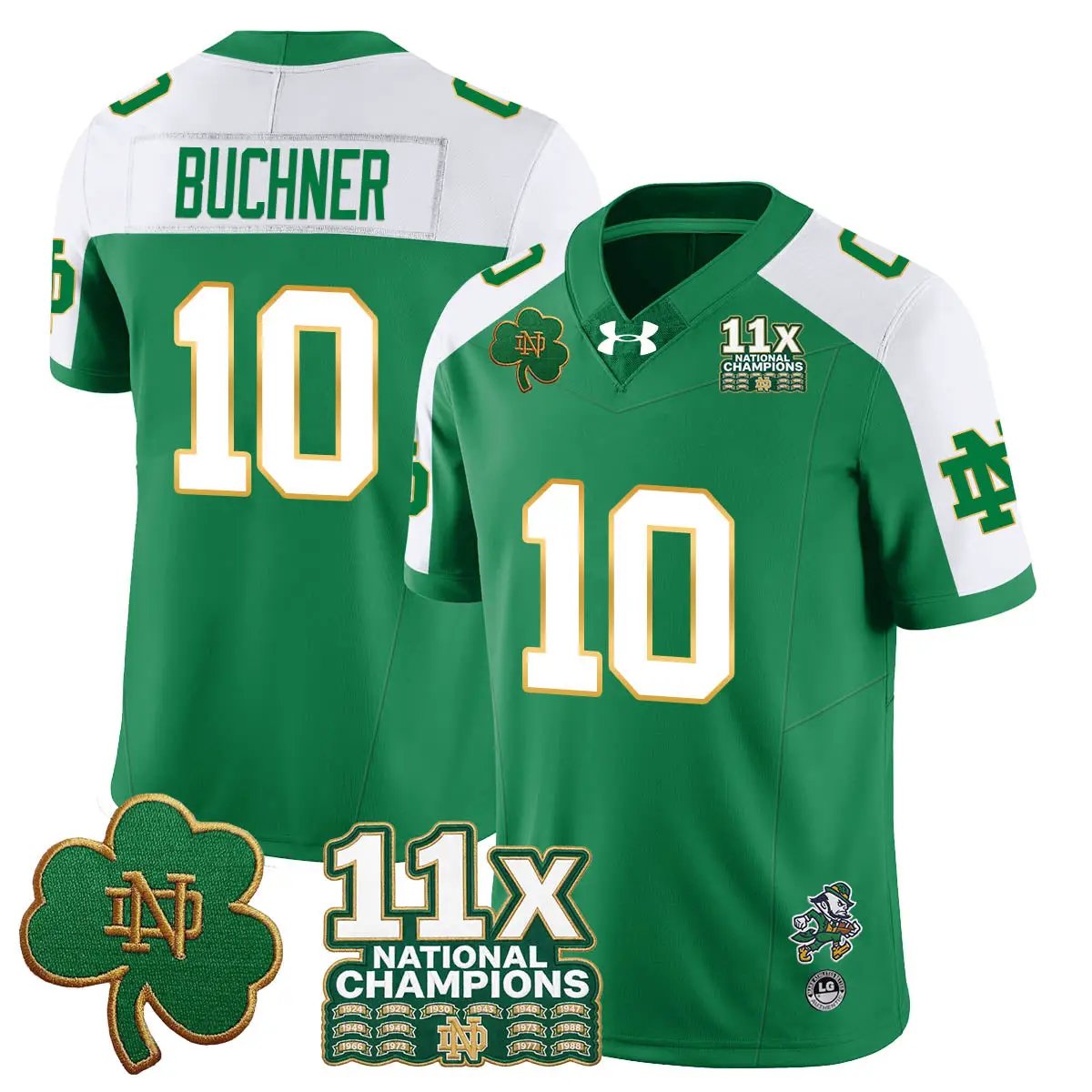 ND 11x-Time National Champions Vapor Limited Jersey by Notre Dame Fighting Irish