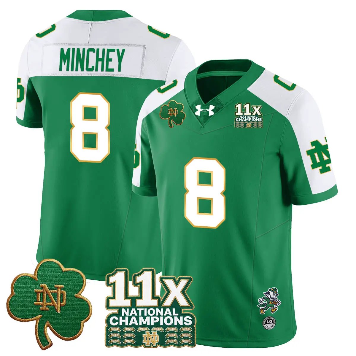ND 11x-Time National Champions Vapor Limited Jersey by Notre Dame Fighting Irish