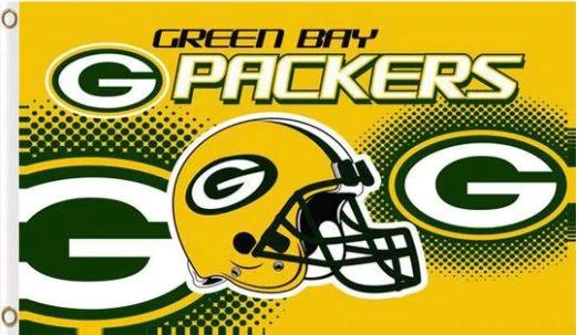 Green Bay Packers Club Logo Flag 3X5 Ft Polyester Banner USA 90x150cm by flagsjustdoit