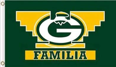Green Bay Packers Familia Flag 3X5 Ft Polyester Banner USA 90x150cm by flagsjustdoit