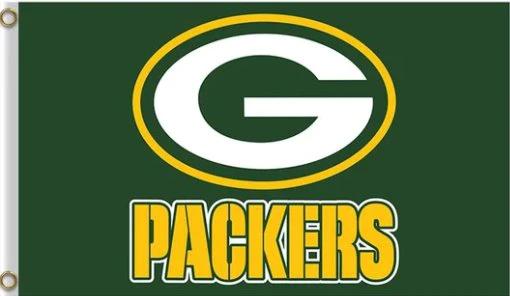 Green Bay Packers Flag 3X5 Ft Polyester Banner USA 90x150cm by flagsjustdoit