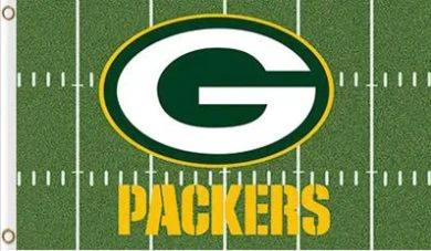 Green Bay Packers Green Flag 3X5 Ft Polyester Banner USA 90x150cm by flagsjustdoit