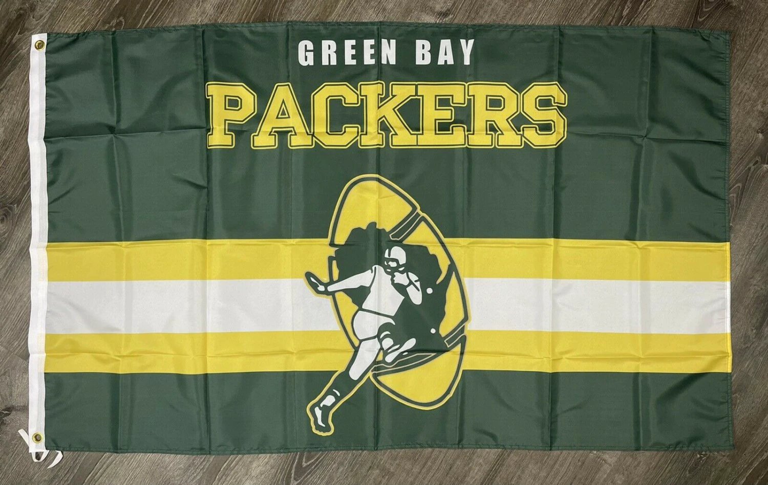 Green Bay Packers Retro Style Man-Cave Flag 3x5 ft Sports Banner Garage by flagsjustdoit