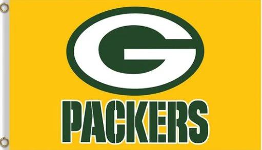 Green Bay Packers Team US Flag 3X5 Ft Polyester Banner USA 90x150cm by flagsjustdoit