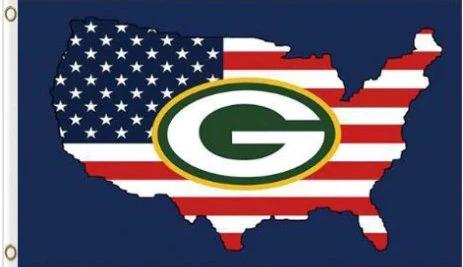 Green Bay Packers US Flag 3X5 Ft Polyester Banner USA 90x150cm by flagsjustdoit