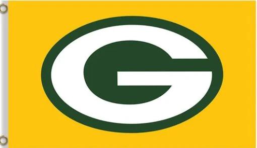 Green Bay Packers Yellow Flag 3X5 Ft Polyester Banner USA 90x150cm by flagsjustdoit