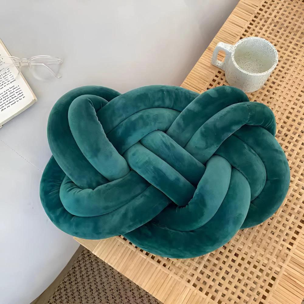 Braided Plush Cushion by Casa & Beyond