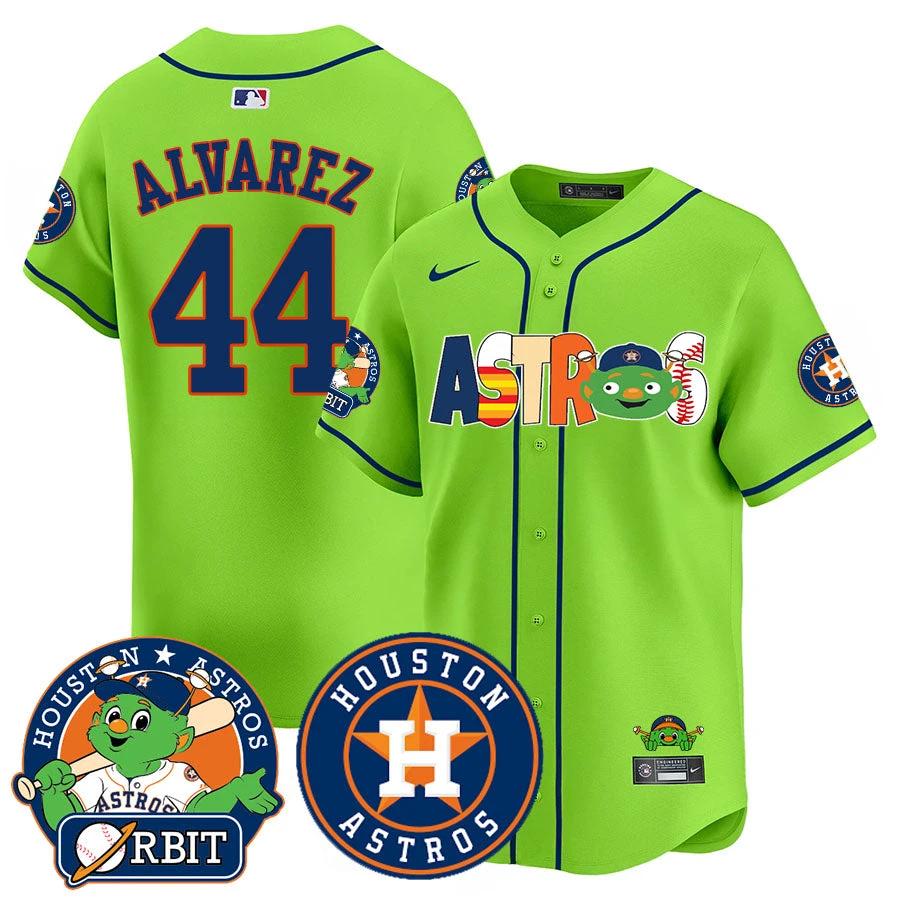 Houston Astros Orbit Vapor Premier Jersey - All Stitched by Houston Astros