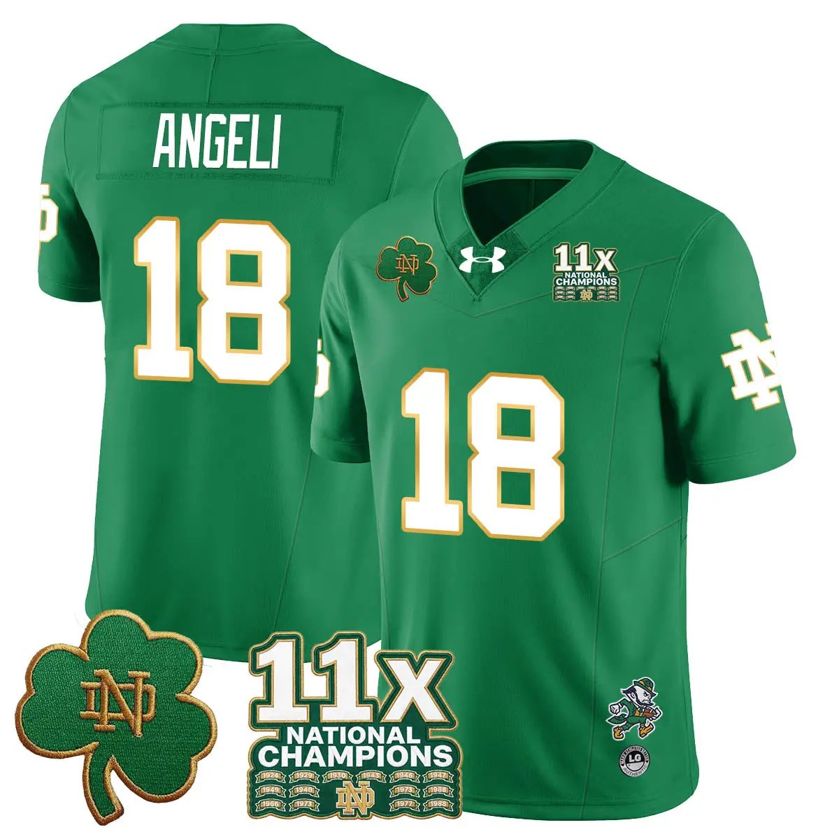 ND 11x-Time National Champions Vapor Limited Jersey by Notre Dame Fighting Irish
