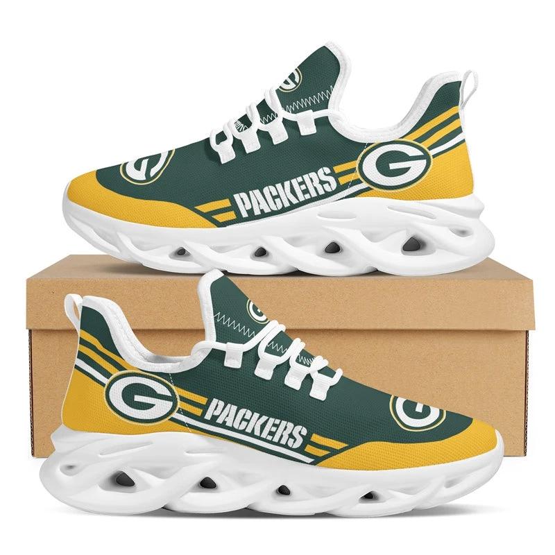 Green Bay Packers Max Soul Sneakers Shoes Elevate Your Every Step by Crocs