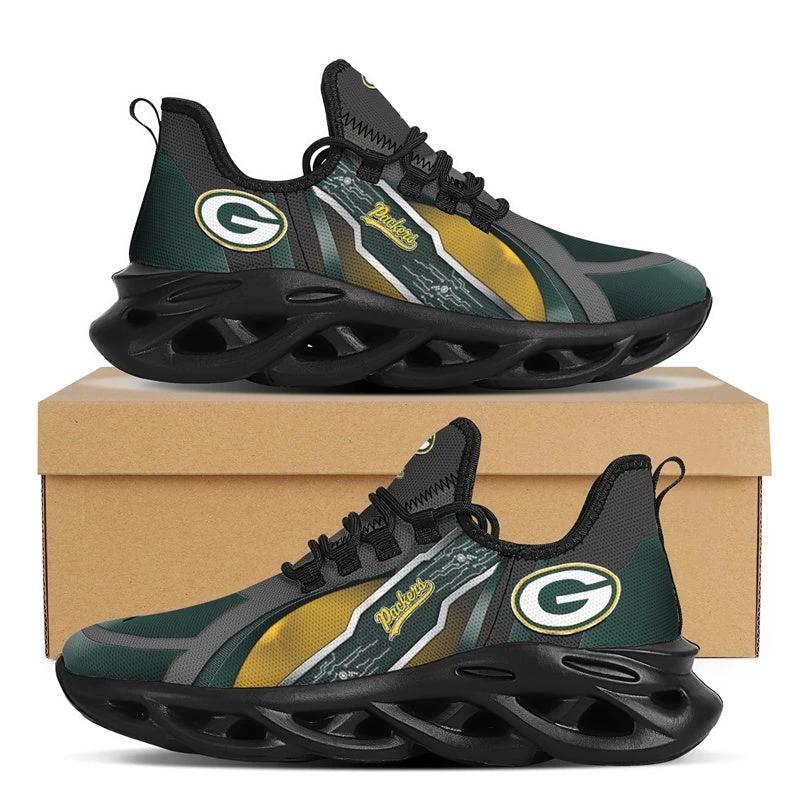 Green Bay Packers Max Soul Sneakers Shoes Elevate Your Every Step by Crocs