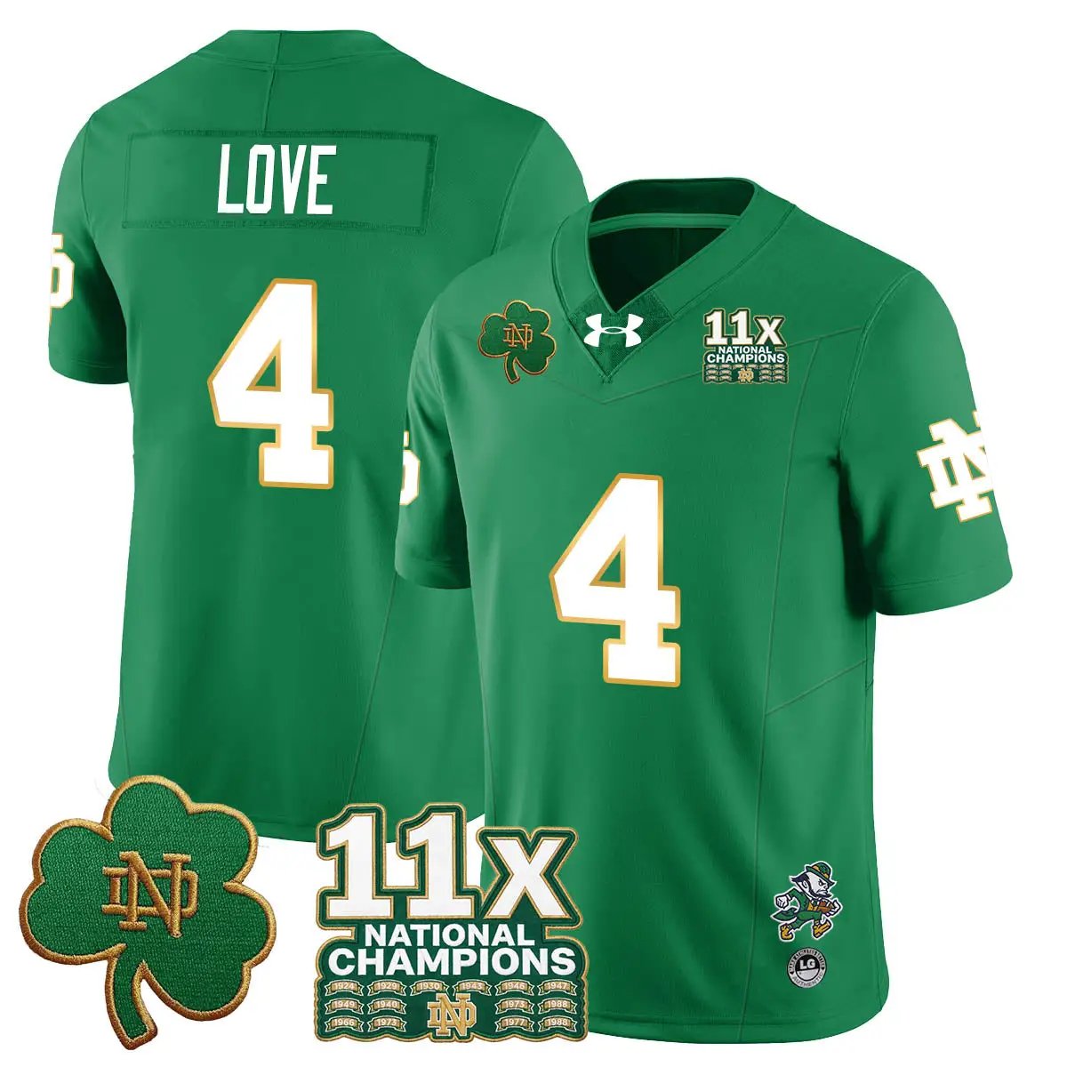 ND 11x-Time National Champions Vapor Limited Jersey by Notre Dame Fighting Irish