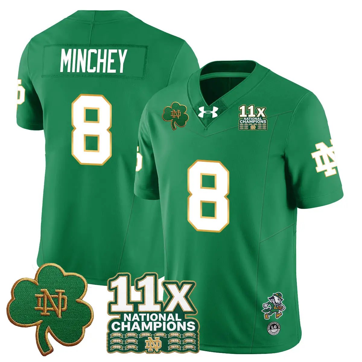 ND 11x-Time National Champions Vapor Limited Jersey by Notre Dame Fighting Irish