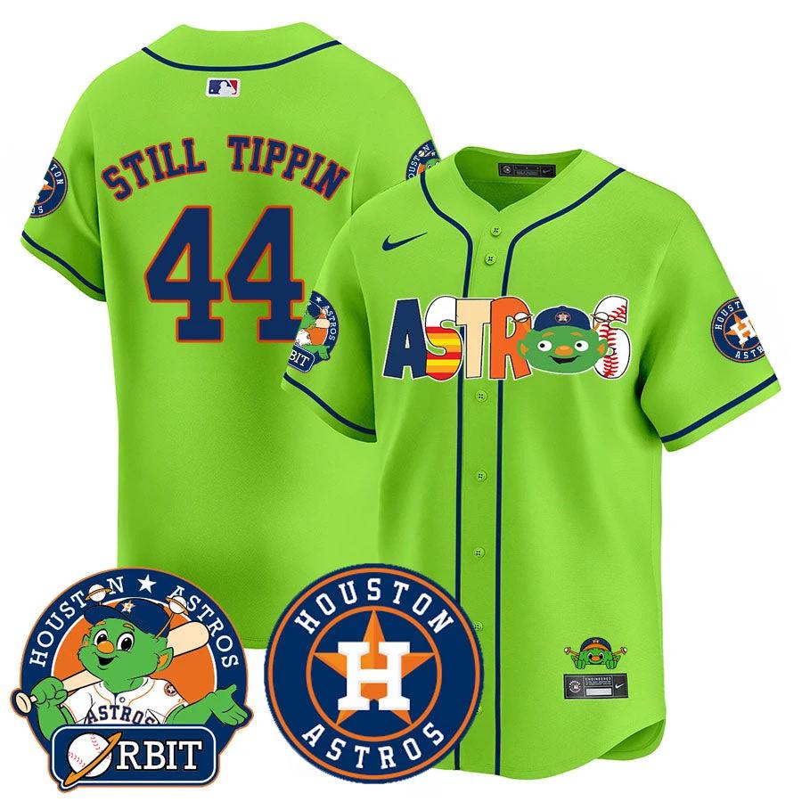 Houston Astros Orbit Vapor Premier Jersey - All Stitched by Houston Astros