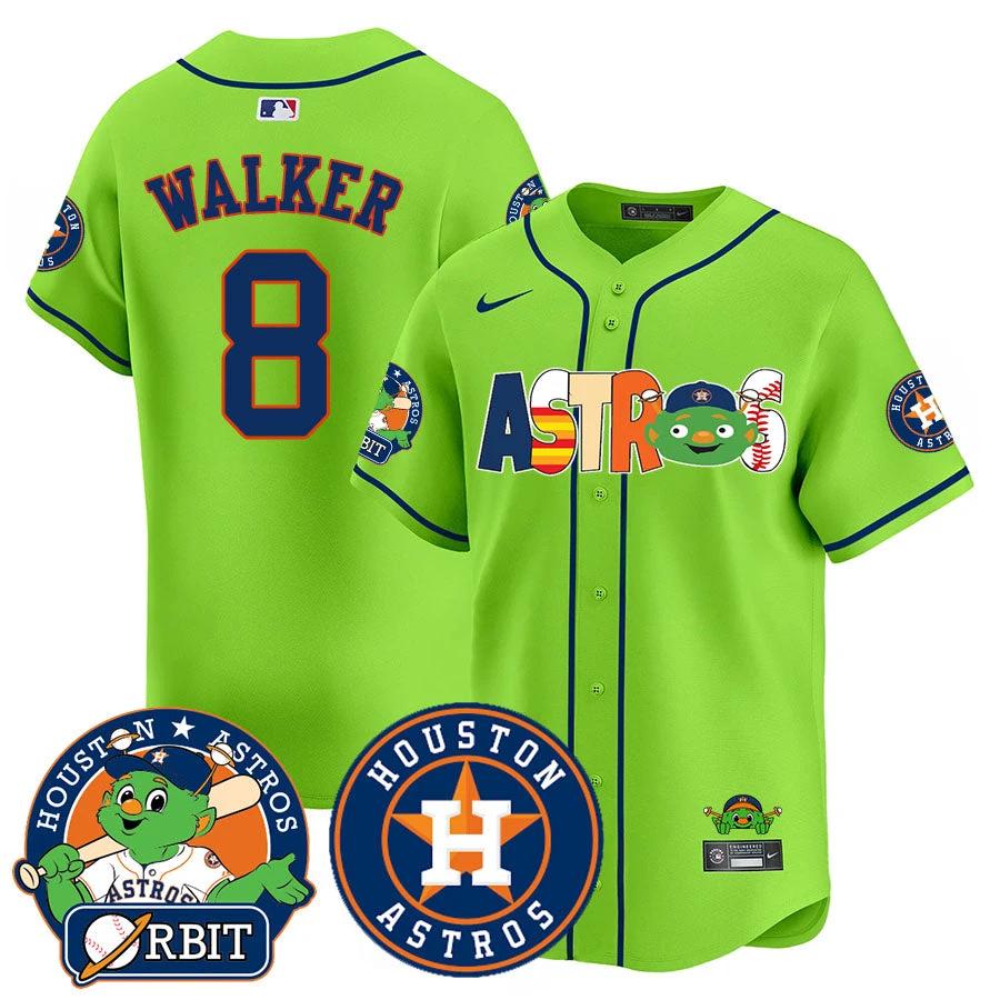 Houston Astros Orbit Vapor Premier Jersey - All Stitched by Houston Astros