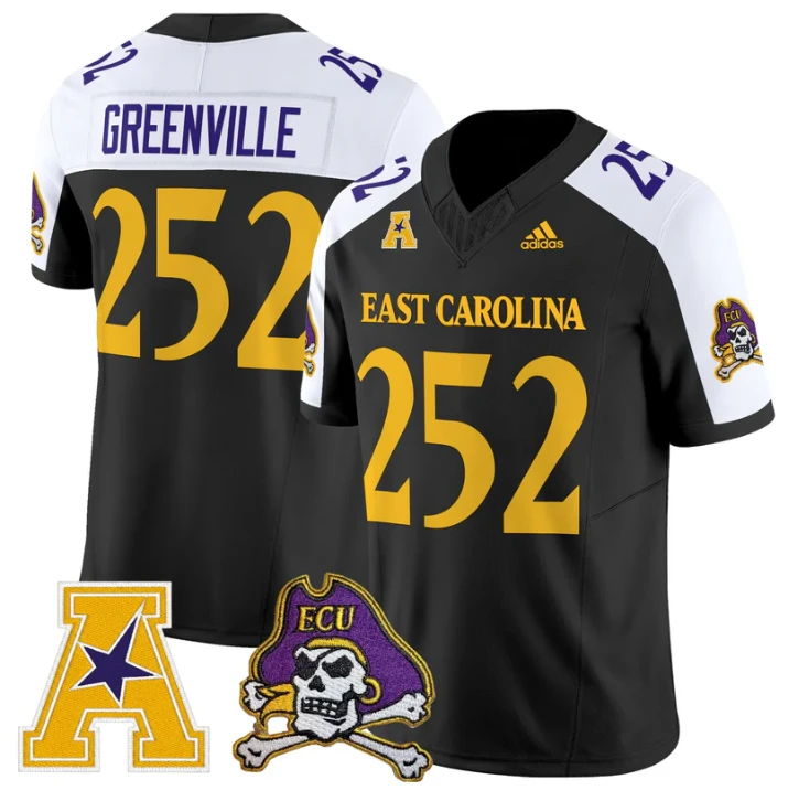 Greenville Jersey #252 East Carolina Pirates 2025 Limited Stitched by My Store NCAA Football Jerseys
