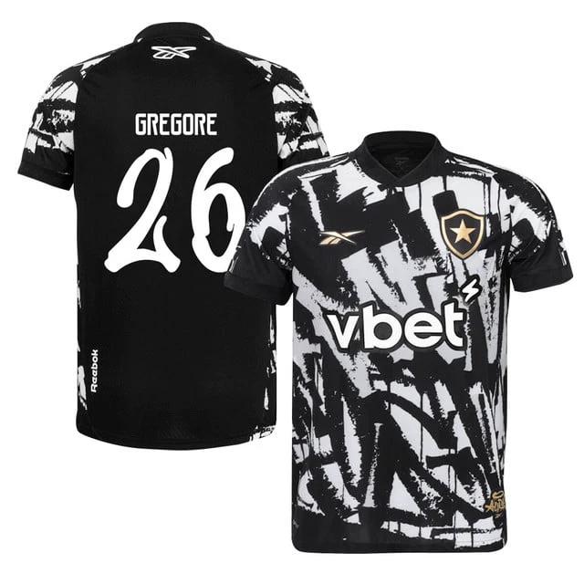 Gregore #26 Botafogo 2025-26 Fourth Jersey – Black by Soccer Jersey