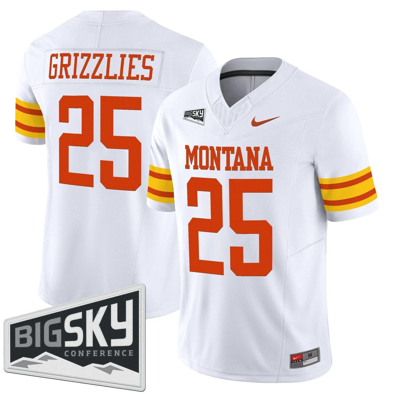Grizzlies Jersey #25 Montana Grizzlies 1995 Throwback Vapor Limited Stitched by My Store NCAA Football Jerseys