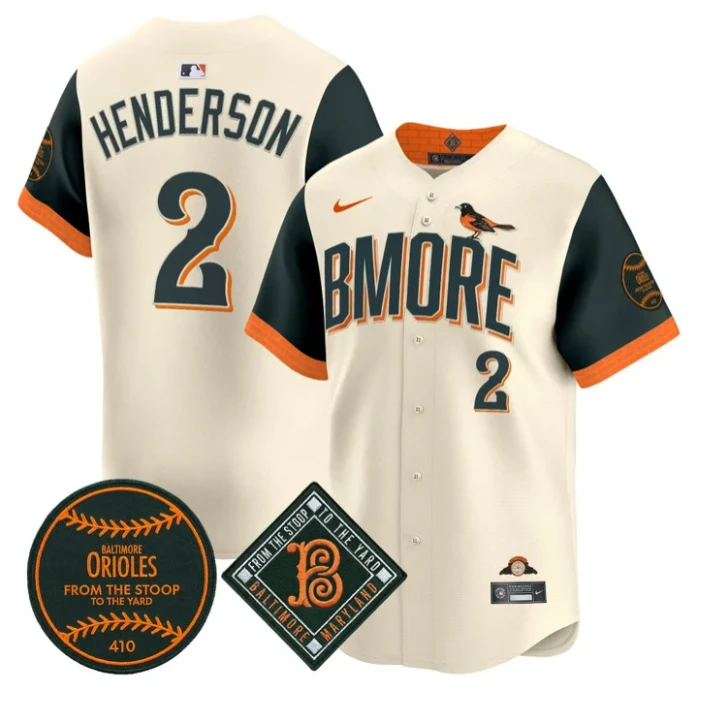 Gunnar Henderson Jersey #2 Baltimore Orioles 2026 City Connect Premier Stitched by My Store