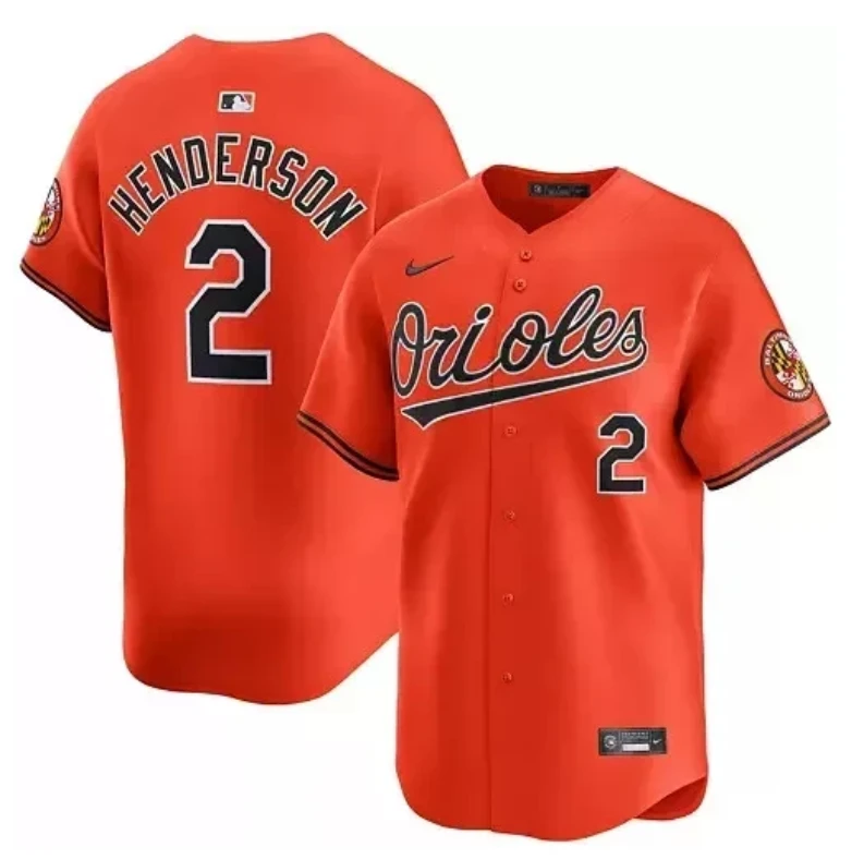 Gunnar Henderson Jersey #2 Baltimore Orioles Orange - All Stitched by My Store