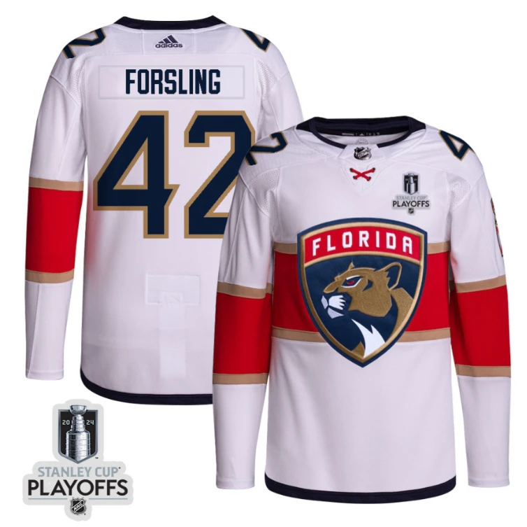 Filip Hronek 17 Vancouver Canucks 2024 NHL Playoffs Patch Away Jersey - Men, White (Copy) by Hockey David