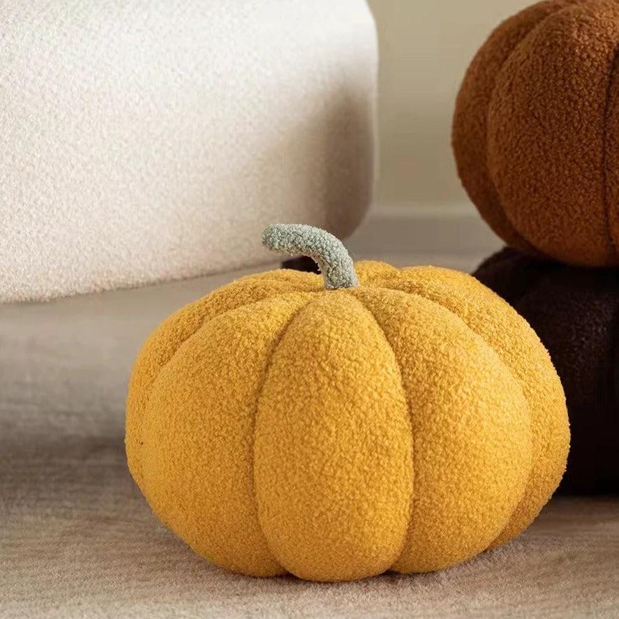 Fluffy Pumpkin Cushion by Bowlift