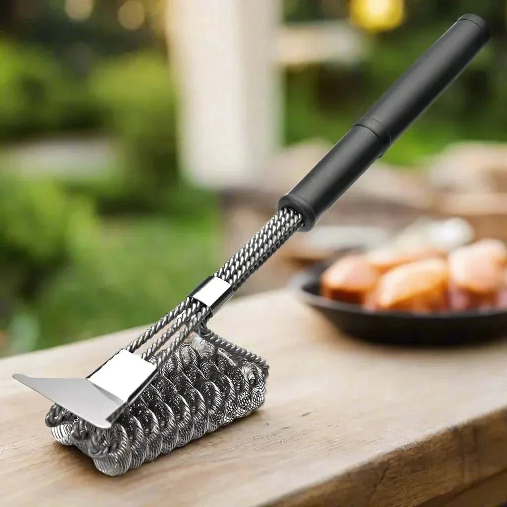GrillMaster Bristle-Free Brush – Safe & effective for all grill grates by BowLift