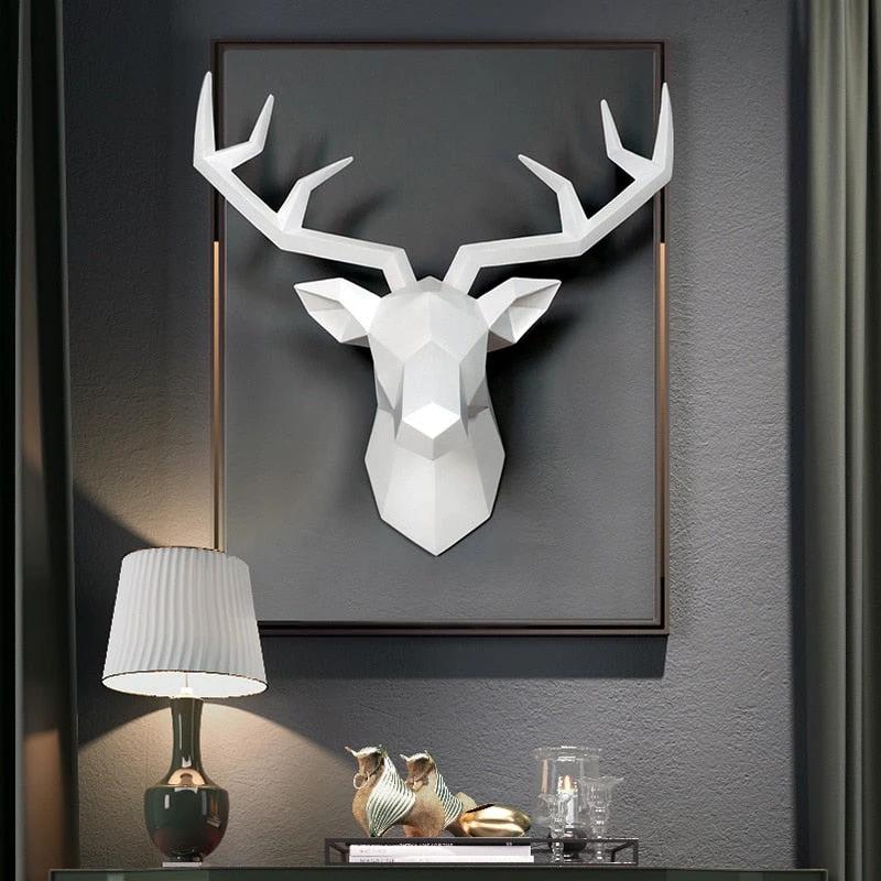 3D deer figure in modern design and unique form by BowLift