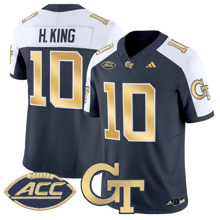 Haynes King Jersey #10 Georgia Tech Yellow Jackets 2025 Stitched by My Store NCAA Football Jerseys