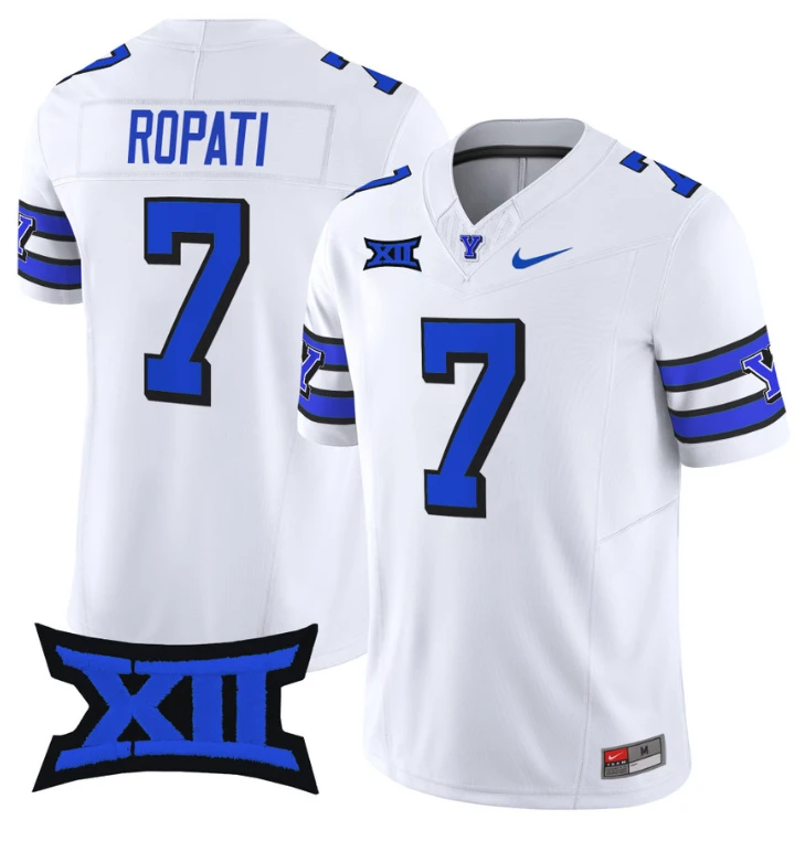 Hinckley Ropati Jersey #7 BYU Cougars Vapor Limited College Football Stitched 1996 Throwback by My Store