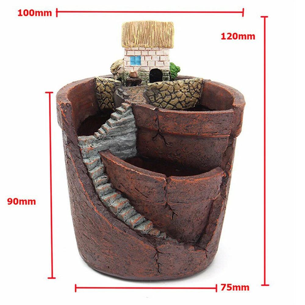 Elegant Container for Succulents and Herbs Bowlift by Bowlift
