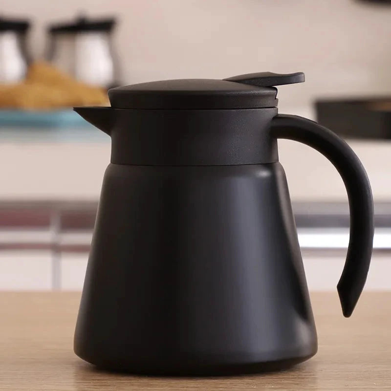 ThermoBrew Insulated Carafe | Stainless Steel 304 | Double-Walled & Vacuum Insulated | 6h Hot / 12h Cold | 0.5 L by BowLift