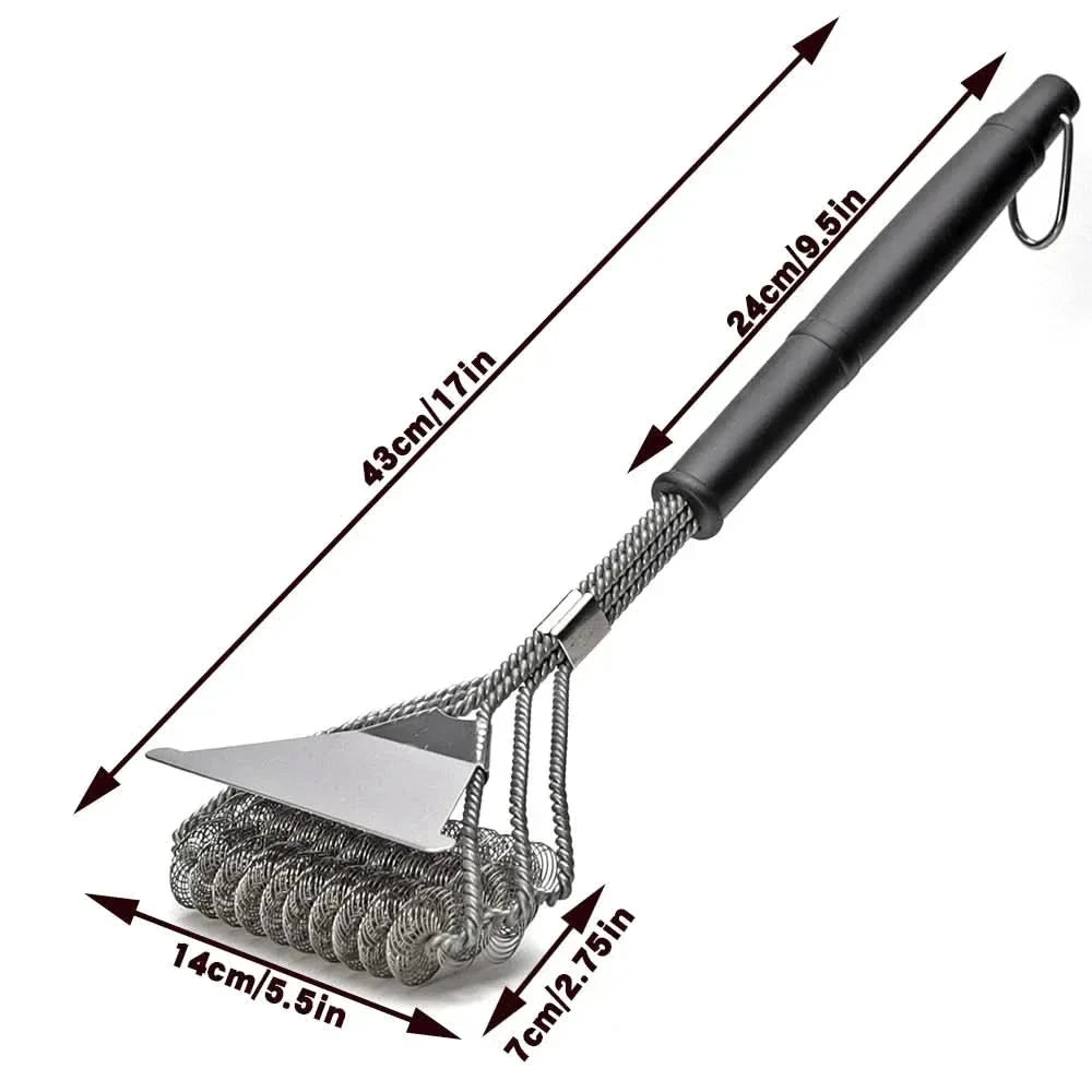 GrillMaster Bristle-Free Brush – Safe & effective for all grill grates by BowLift