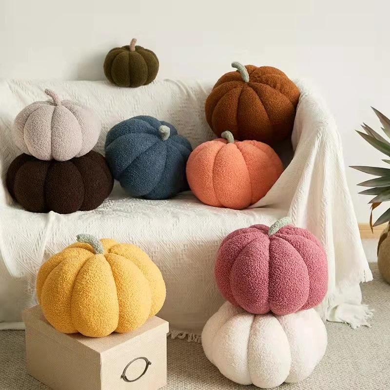 Fluffy Pumpkin Cushion by Bowlift