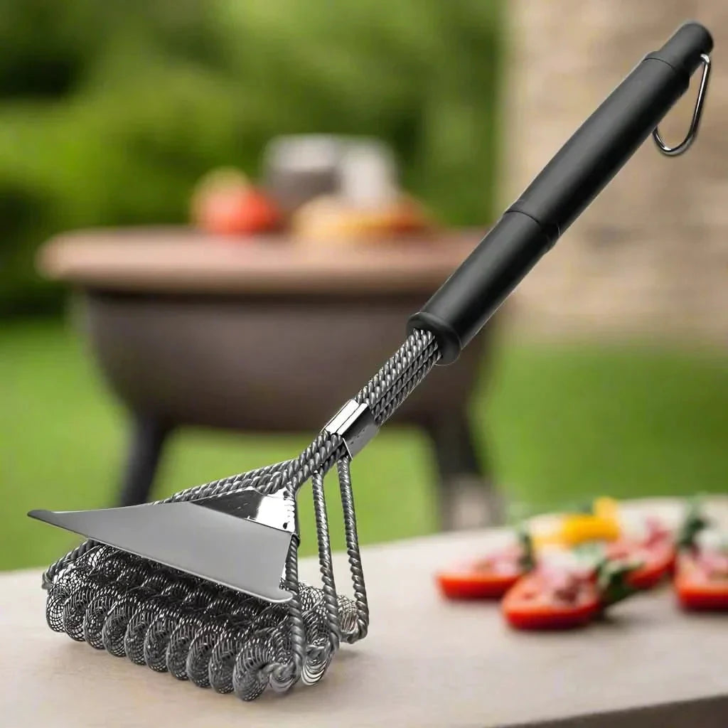 GrillMaster Bristle-Free Brush – Safe & effective for all grill grates by BowLift