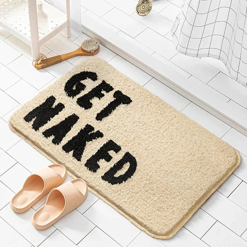 Get Naked Tufted Bath Mat by Bowlift