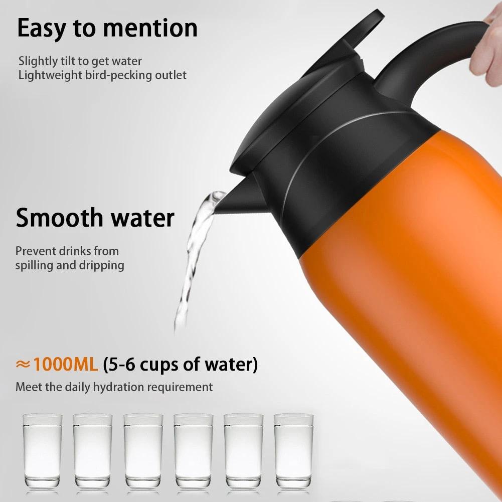 Electric Stainless Steel Travel Kettle by BowLift