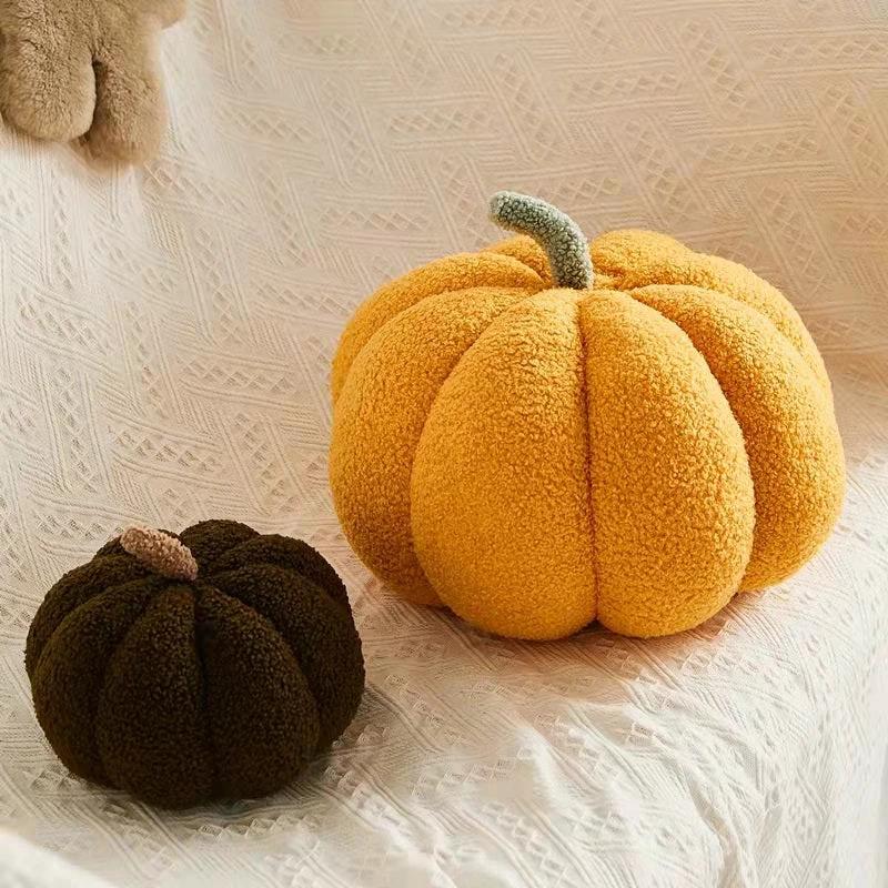 Fluffy Pumpkin Cushion by Bowlift