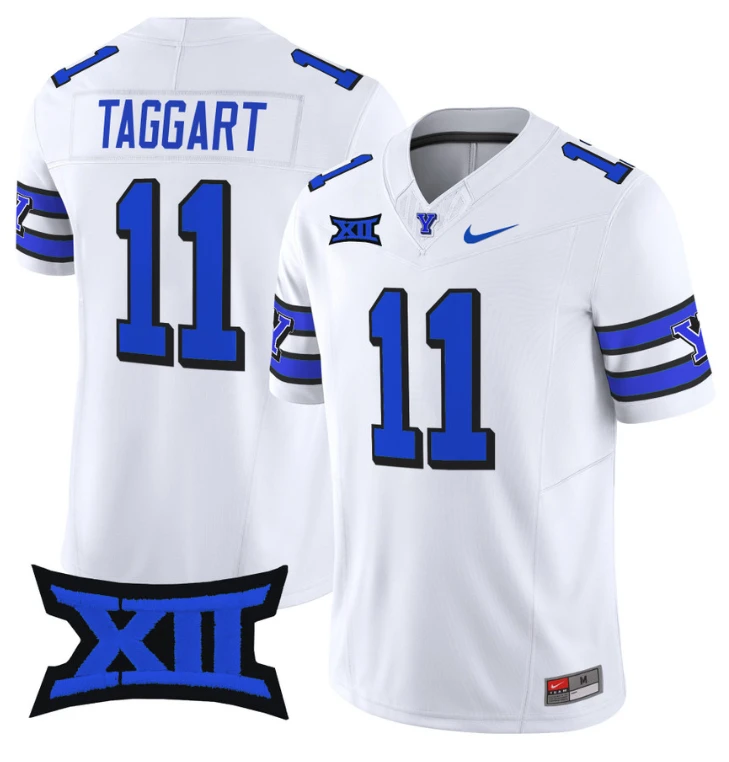 Harrison Taggart Jersey #11 BYU Cougars Vapor Limited College Football Stitched 1996 Throwback by My Store