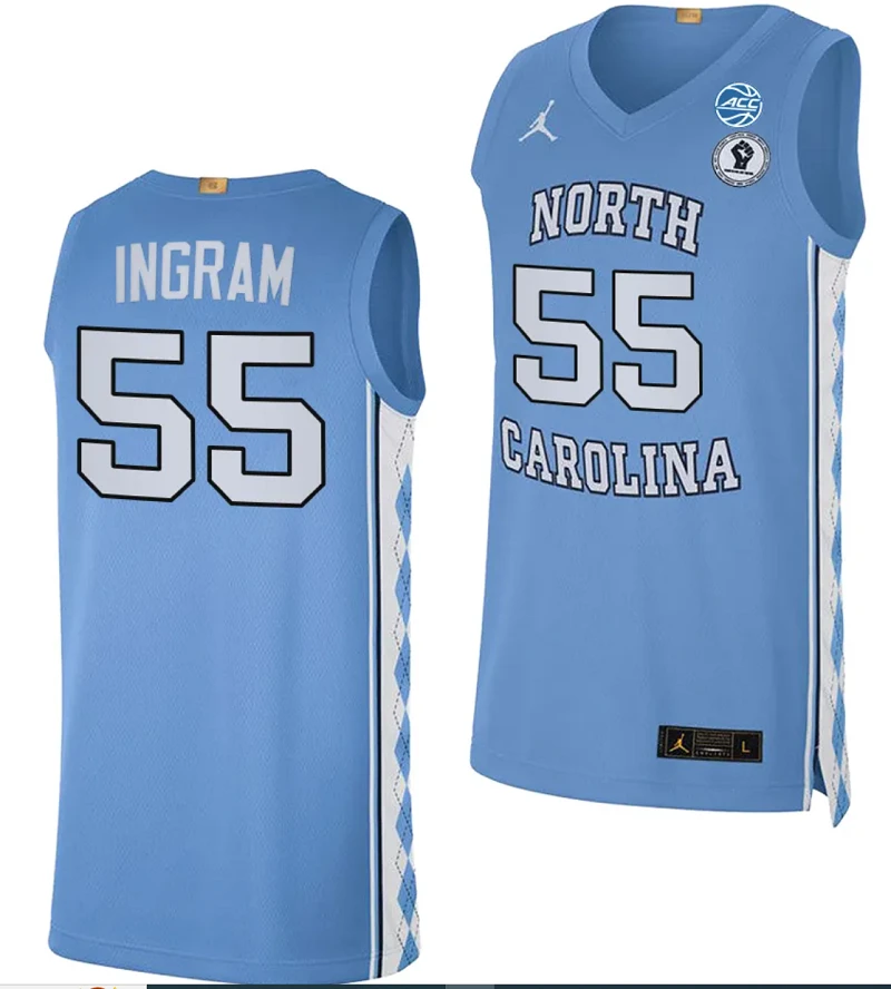 Harrison Ingram Jersey #55 North Carolina Tar Heels College Basketball by My store basketball