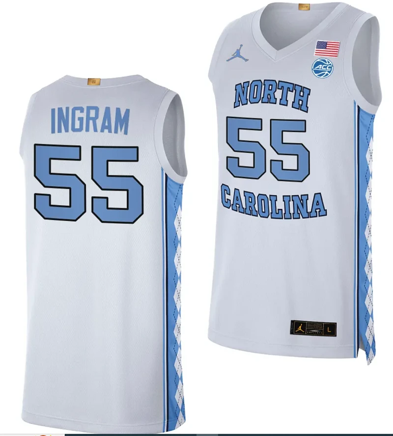 Harrison Ingram Jersey #55 North Carolina Tar Heels College Basketball by My store basketball