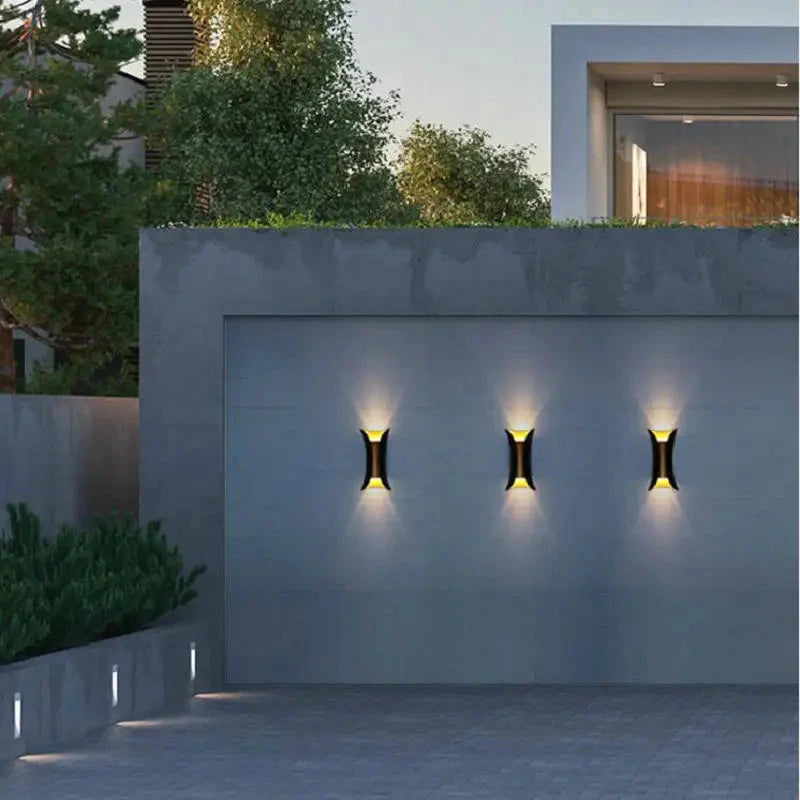 Colorful LED Outdoor Wall Light Bowlift by Bowlift