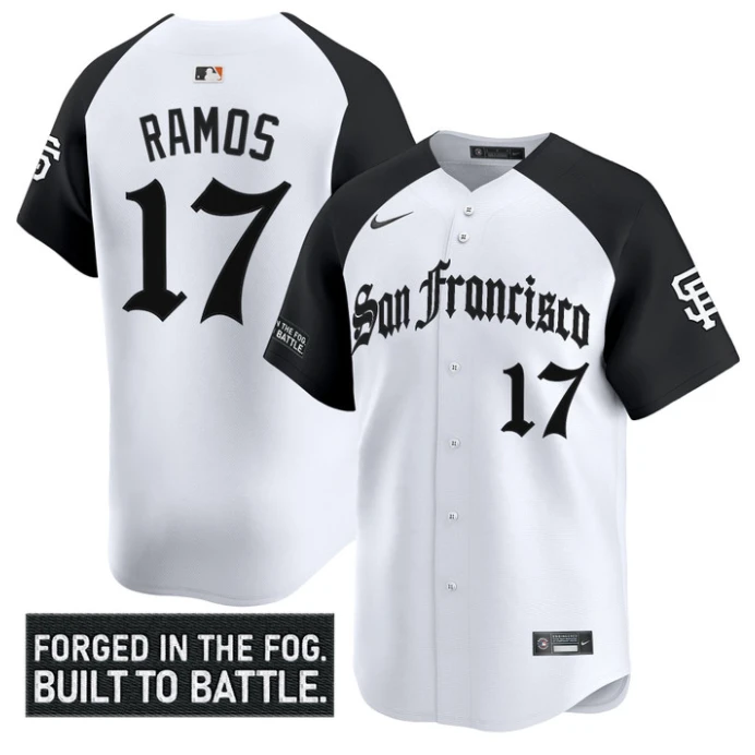Heliot Ramos Jersey #17 San Francisco Giants Gothic Fog Edition Vapor Stitched Alternate by My Store