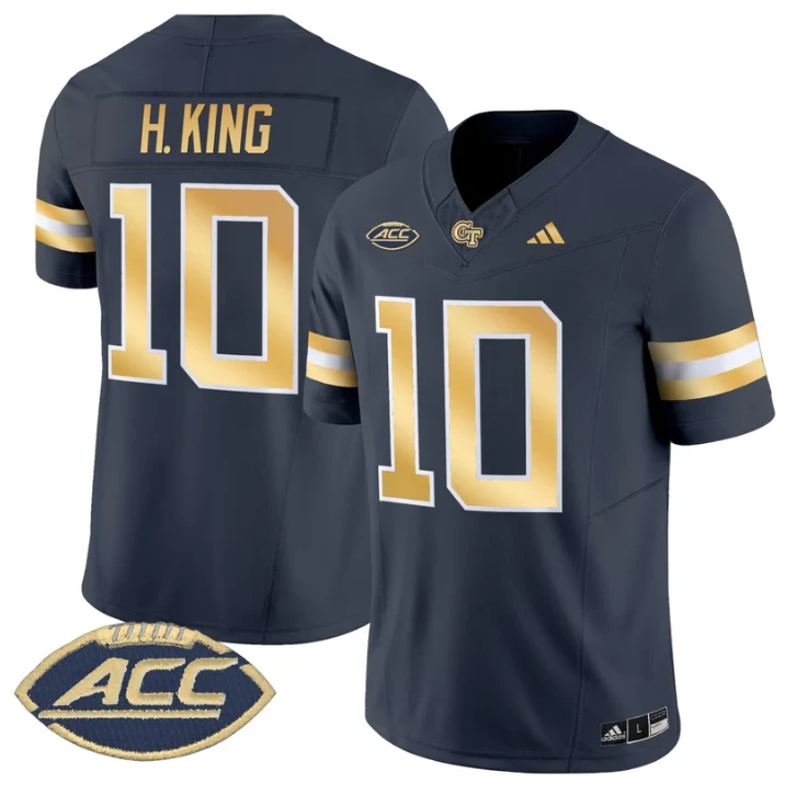 Haynes King Jersey #10 Georgia Tech Yellow Jackets 2025 Stitched by My Store NCAA Football Jerseys